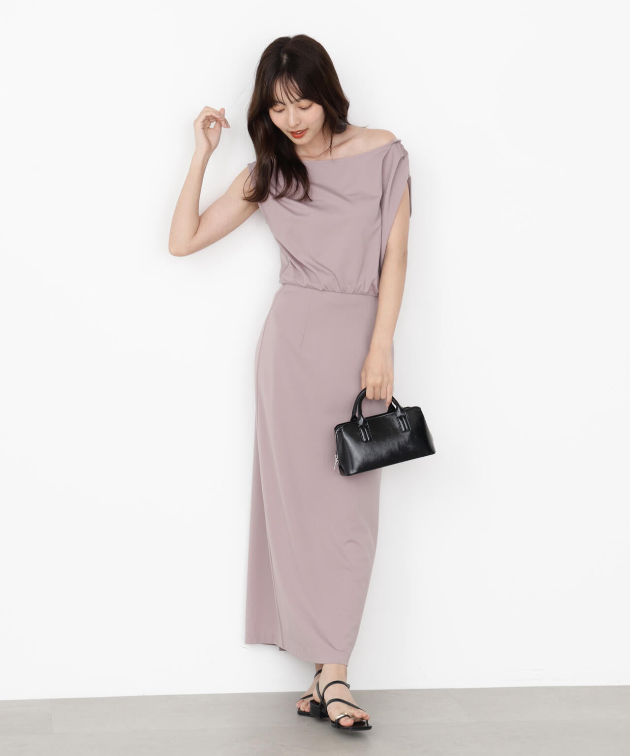 アシメカットワンピース