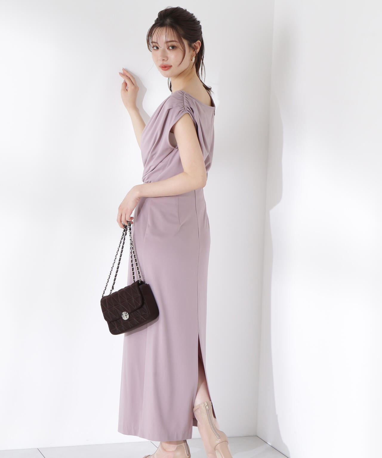 アシメカットワンピース