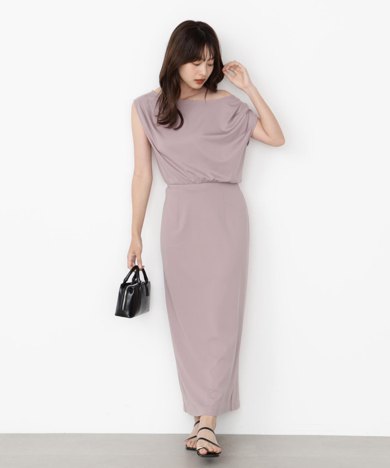 アシメカットワンピース