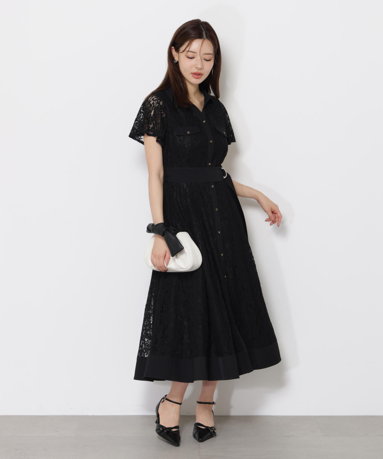 レースシャツワンピース | PROPORTION BODY DRESSING