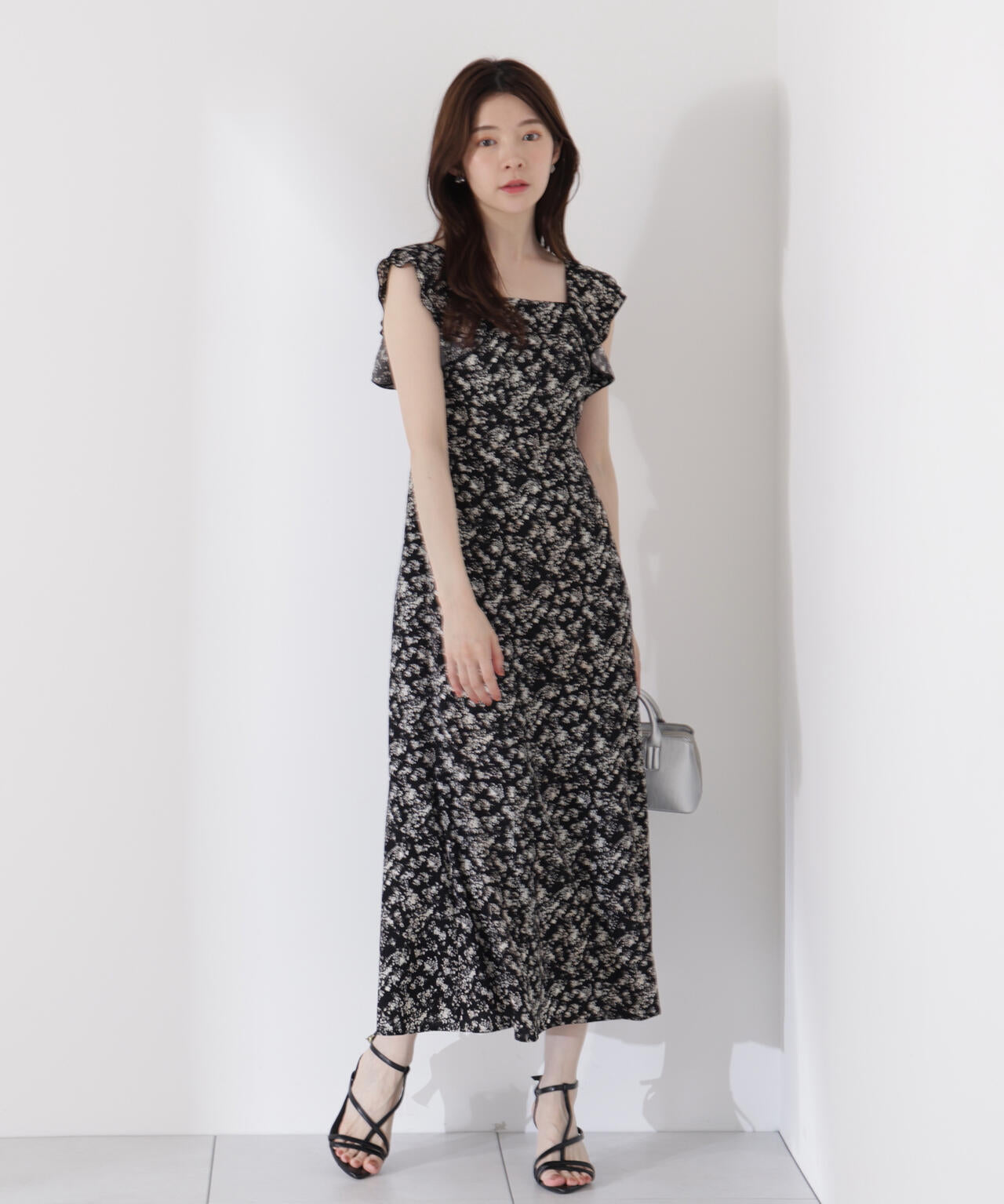 小花柄レディワンピース