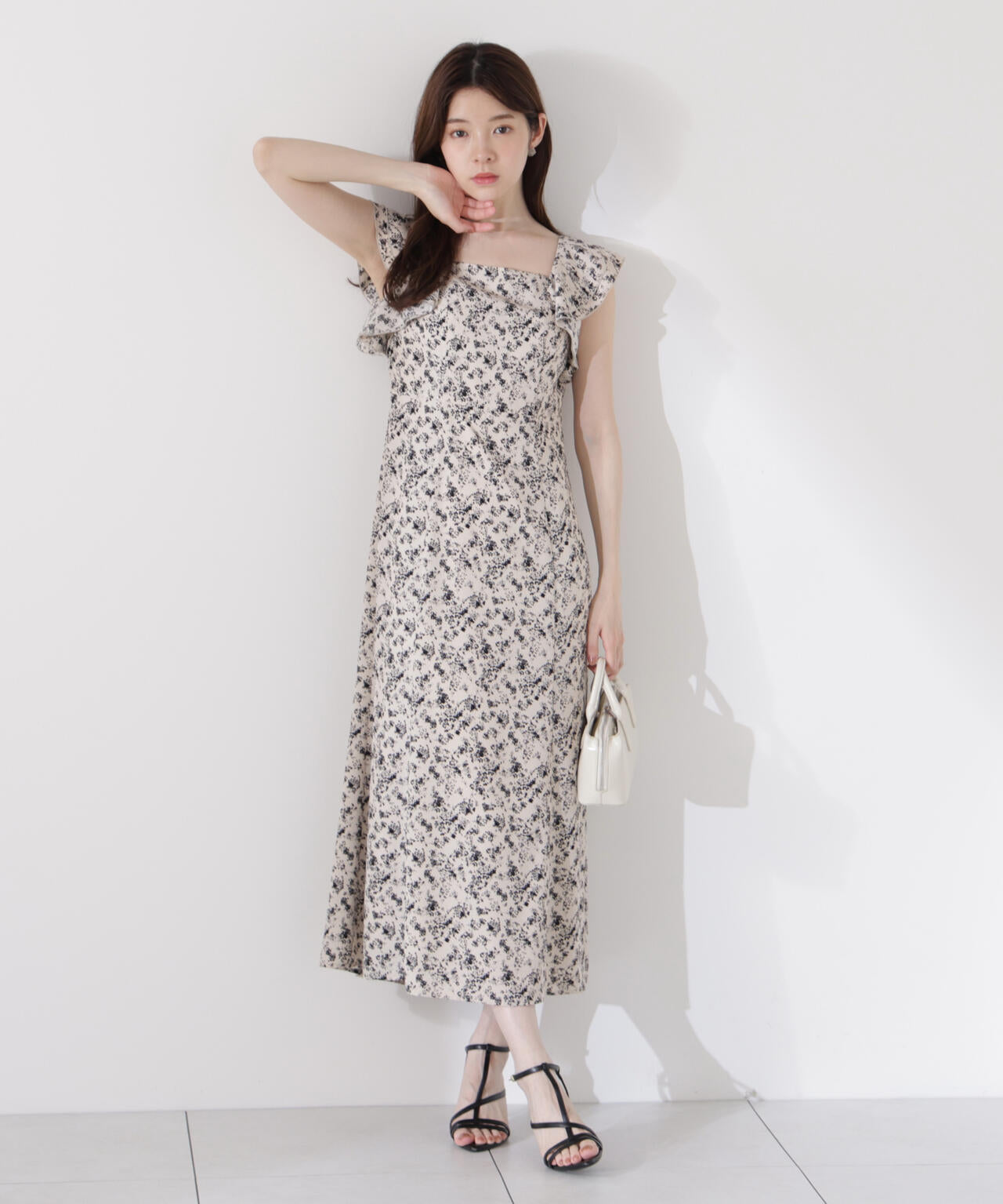 小花柄レディワンピース
