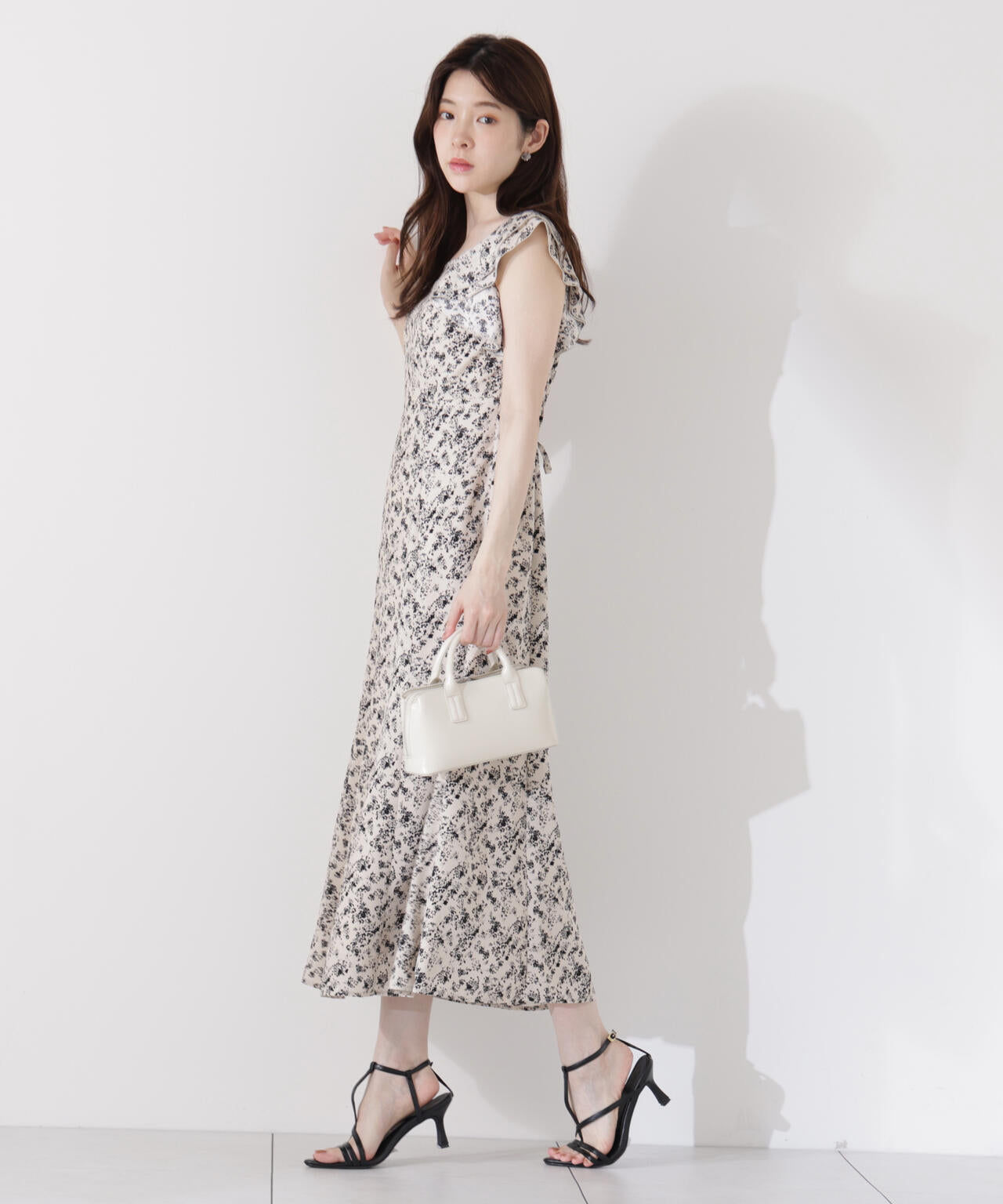 小花柄レディワンピース