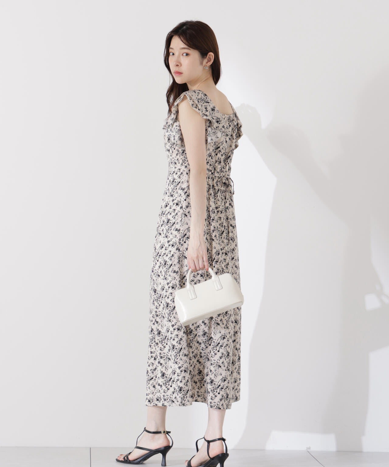 小花柄レディワンピース