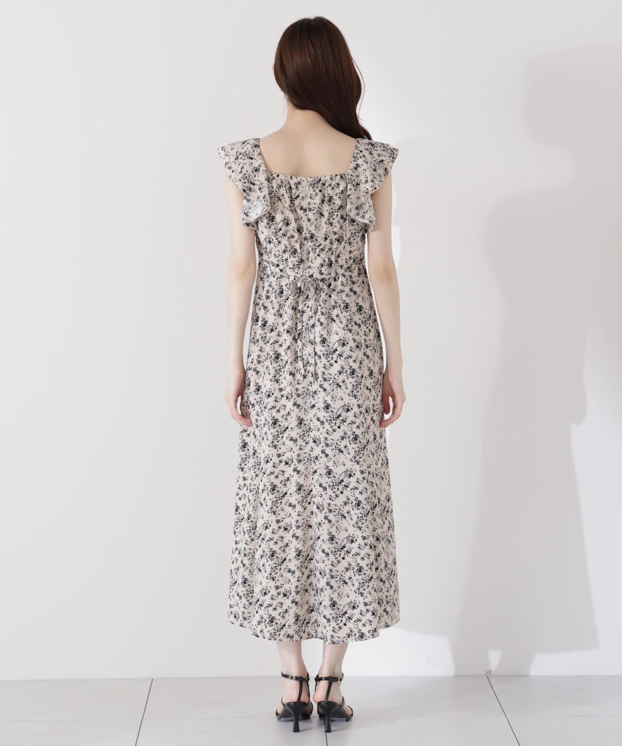 小花柄レディワンピース