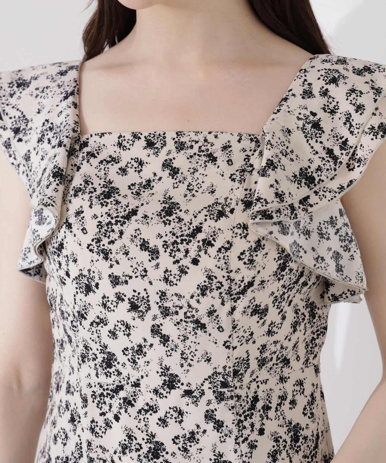 小花柄レディワンピース