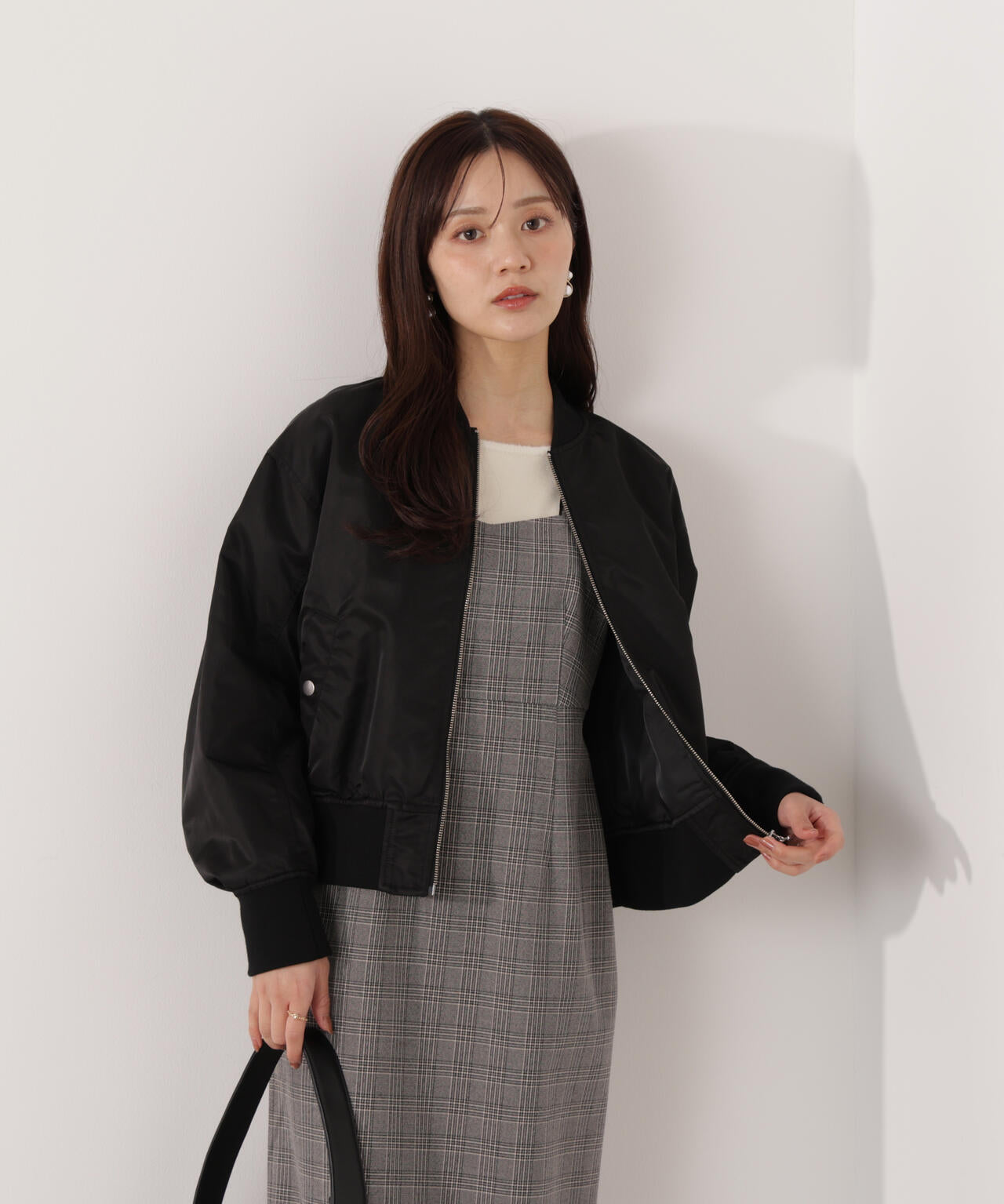 【松川星さん着用】フリルショルダーワンピース