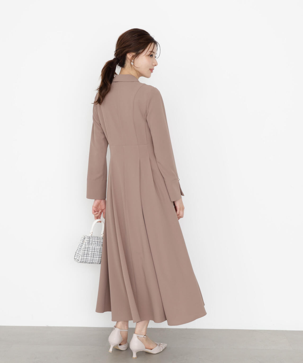 オータムタックシャツワンピース