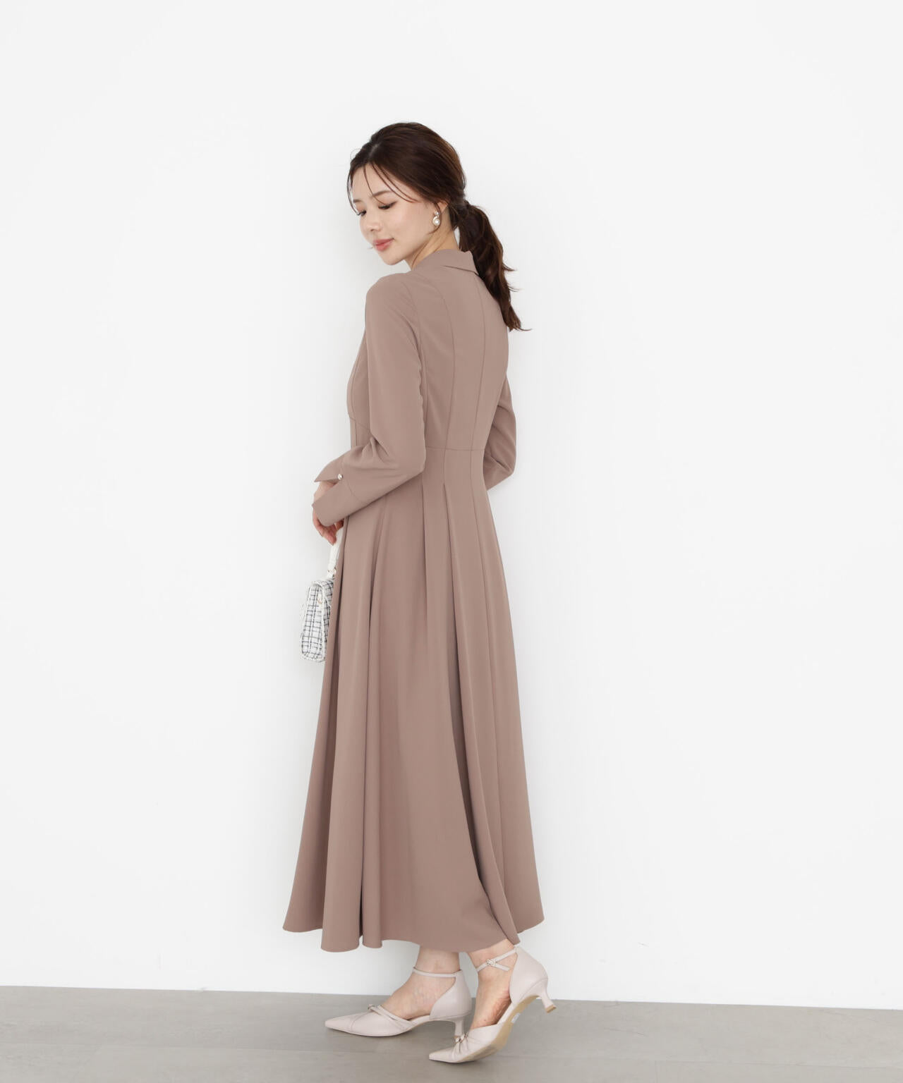 オータムタックシャツワンピース