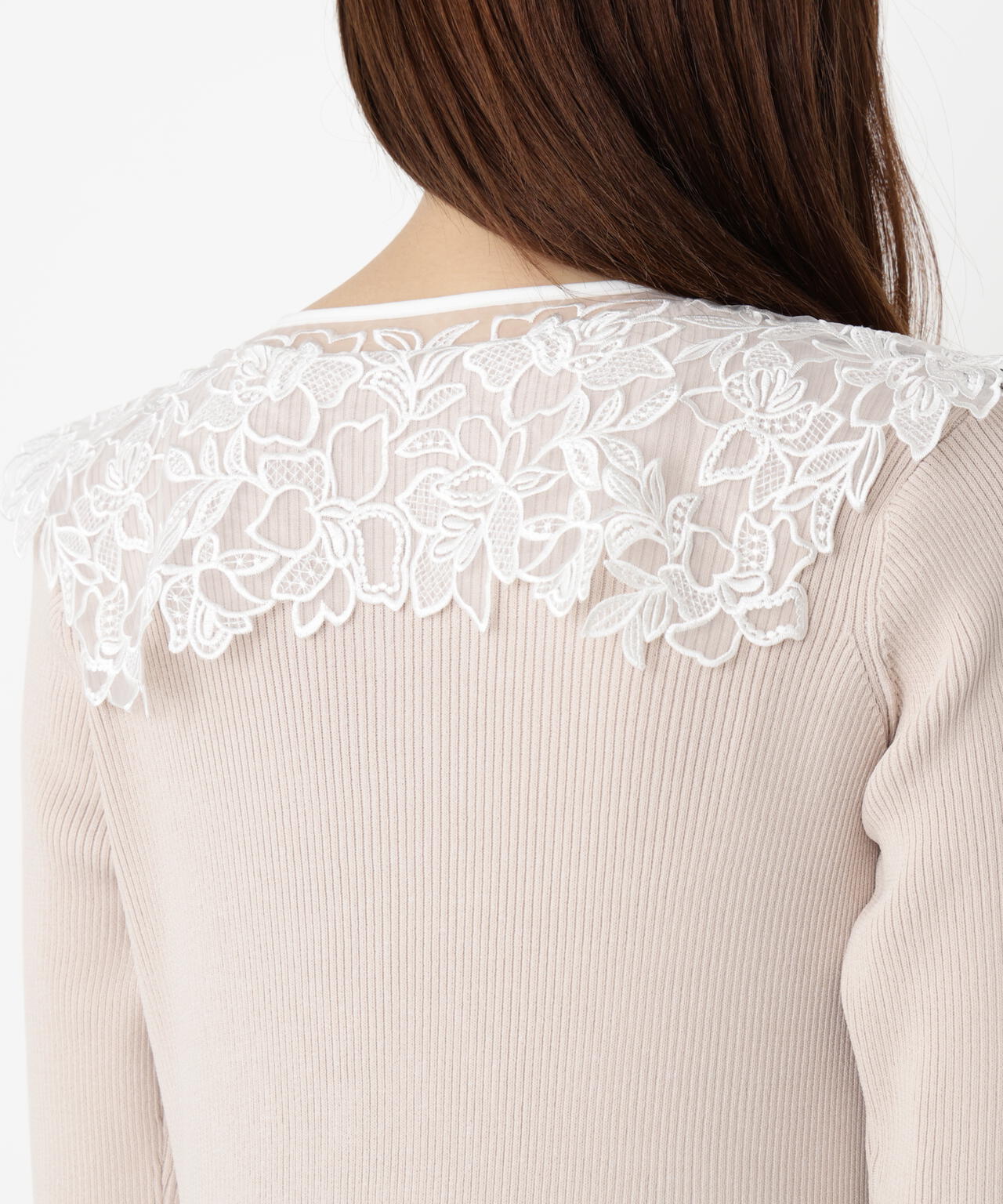 PONTI コットンニットビーズジレ 本日限定 PONTI コットンニット