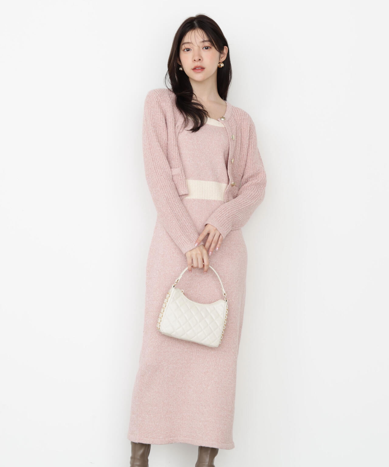 ニットワンピースセットアップ【official site・一部店舗限定