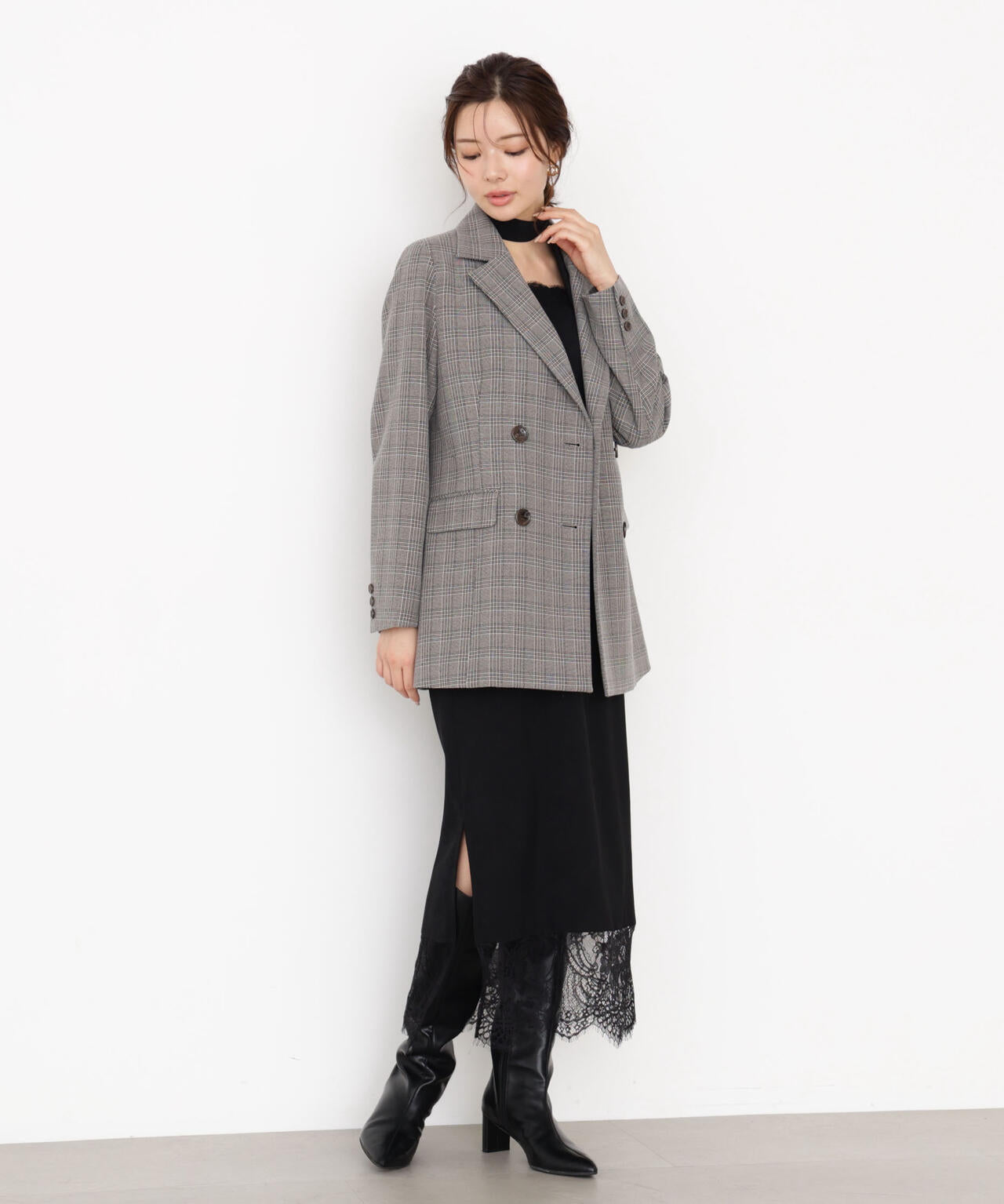 レース付きキャミワンピース | PROPORTION BODY DRESSING