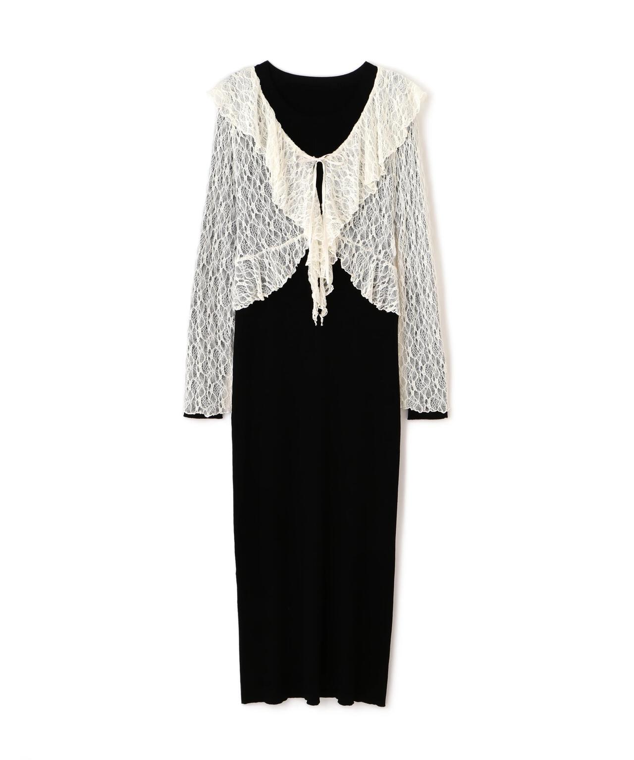 フリルレースセットニットワンピース | PROPORTION BODY