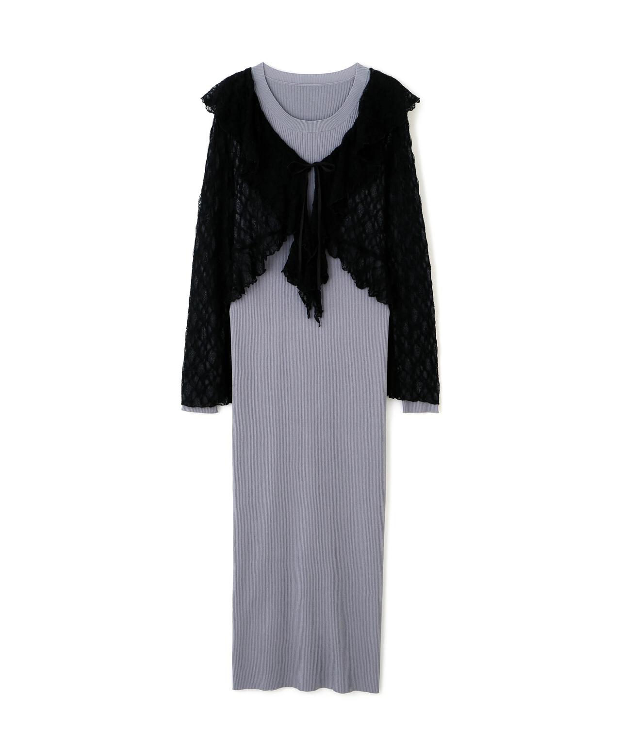 フリルレースセットニットワンピース | PROPORTION BODY