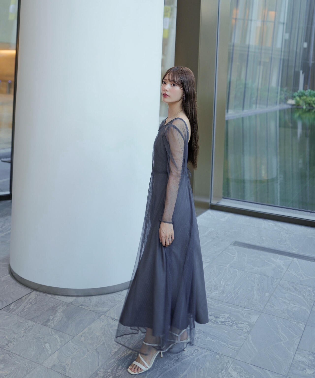 藤田みりあさんコラボ＞キャミ付きチュールワンピース | PROPORTION