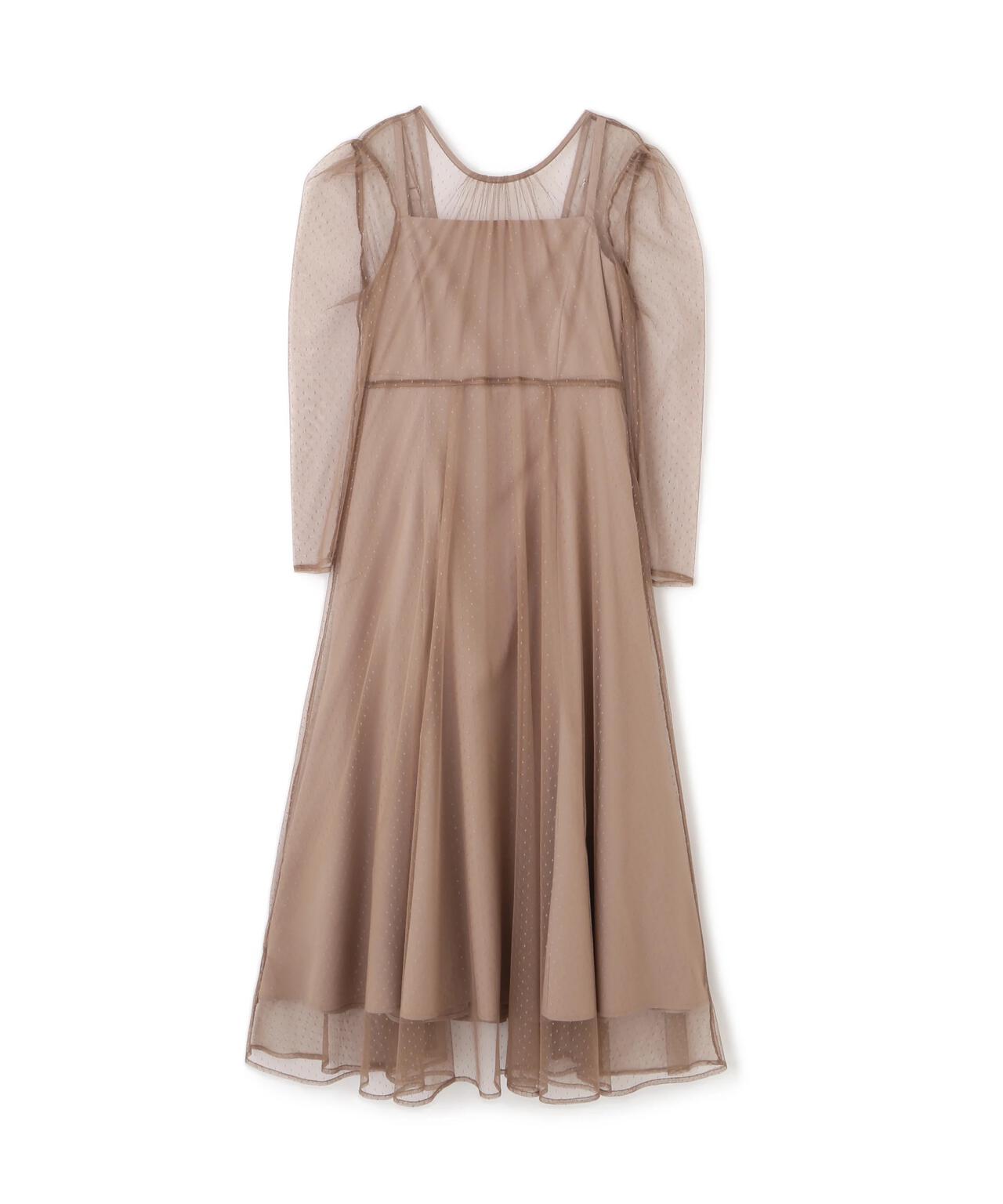 キャミ付きチュールワンピース | PROPORTION BODY DRESSING