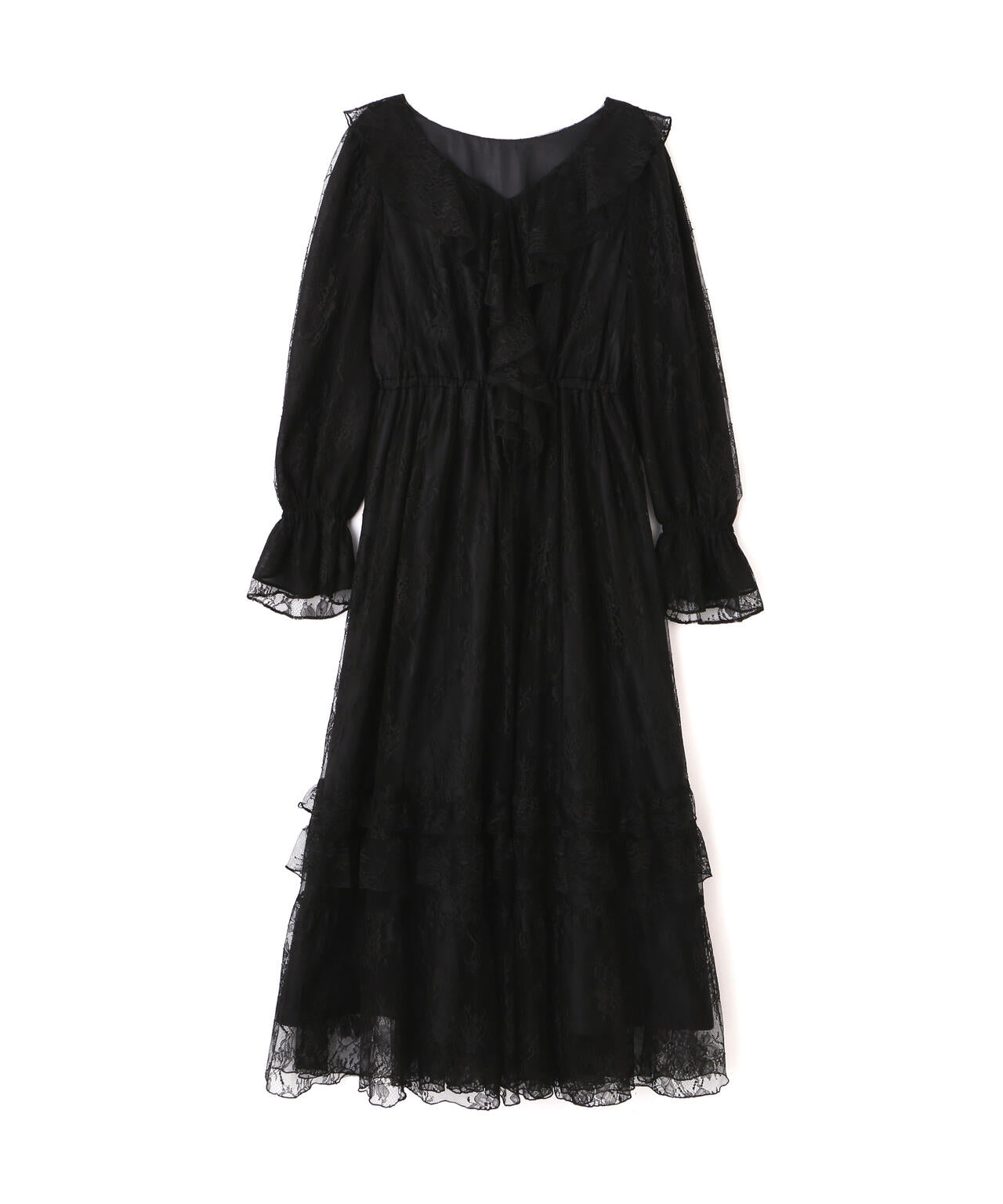 【青島心さん着用】《EDIT COLOGNE》レースフリルワンピース