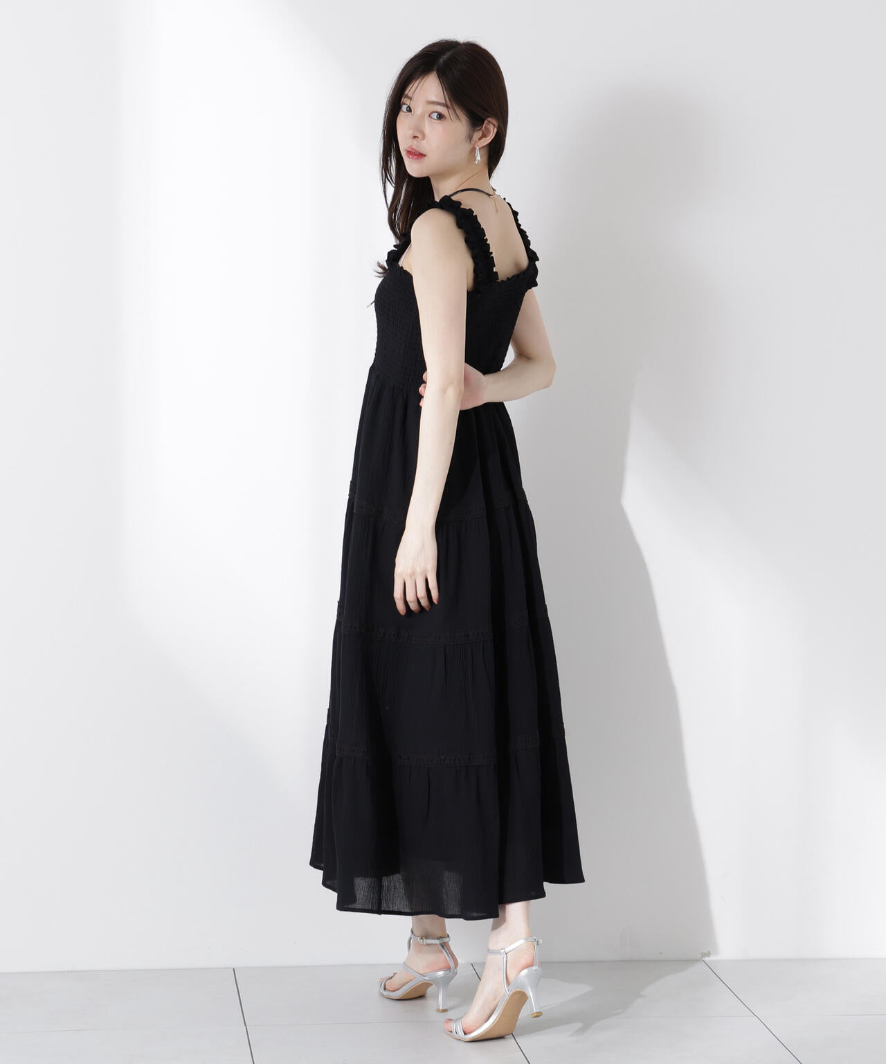 EDIT COLOGNE》レース付きティアードワンピース | PROPORTION BODY