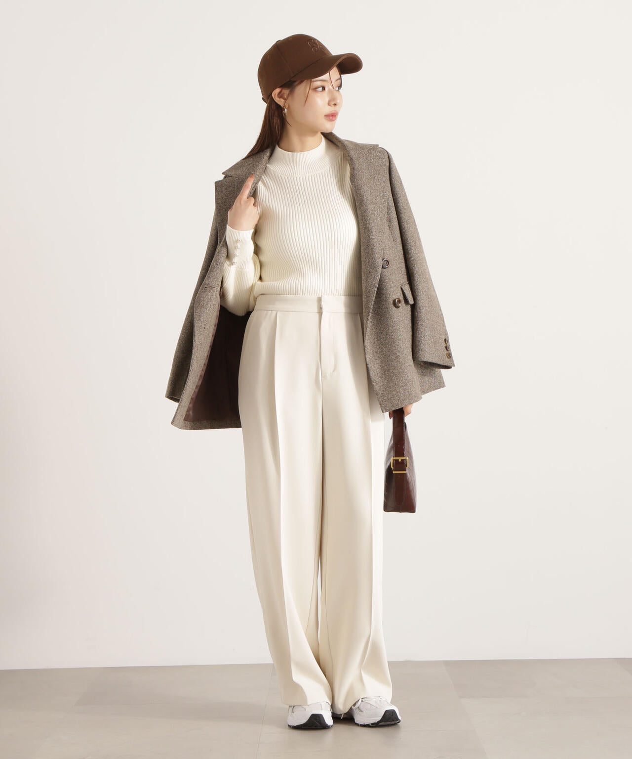 【青島心さん着用】ベーシックテーラードジャケット