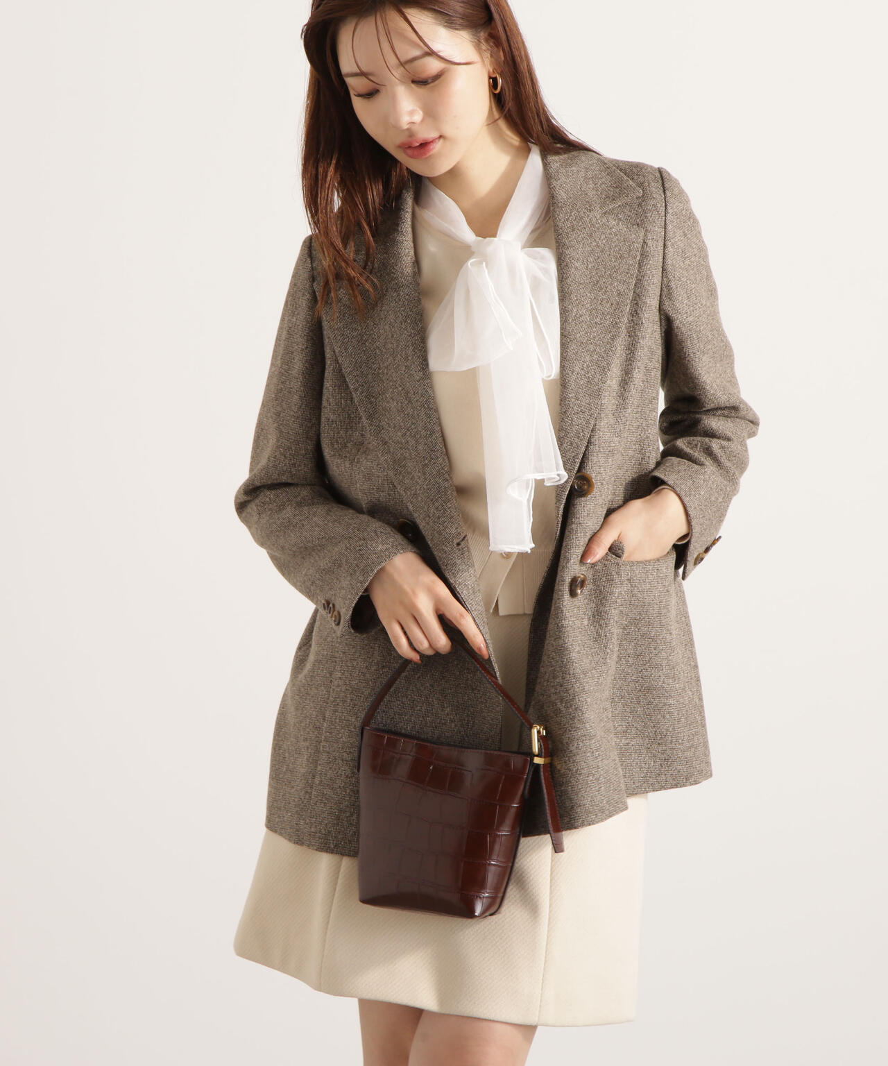 PROPORTION BODY DRESSINGベーシックテーラードジャケット 青島心さん着用】ベーシックテーラードジャケット | PROPORTION