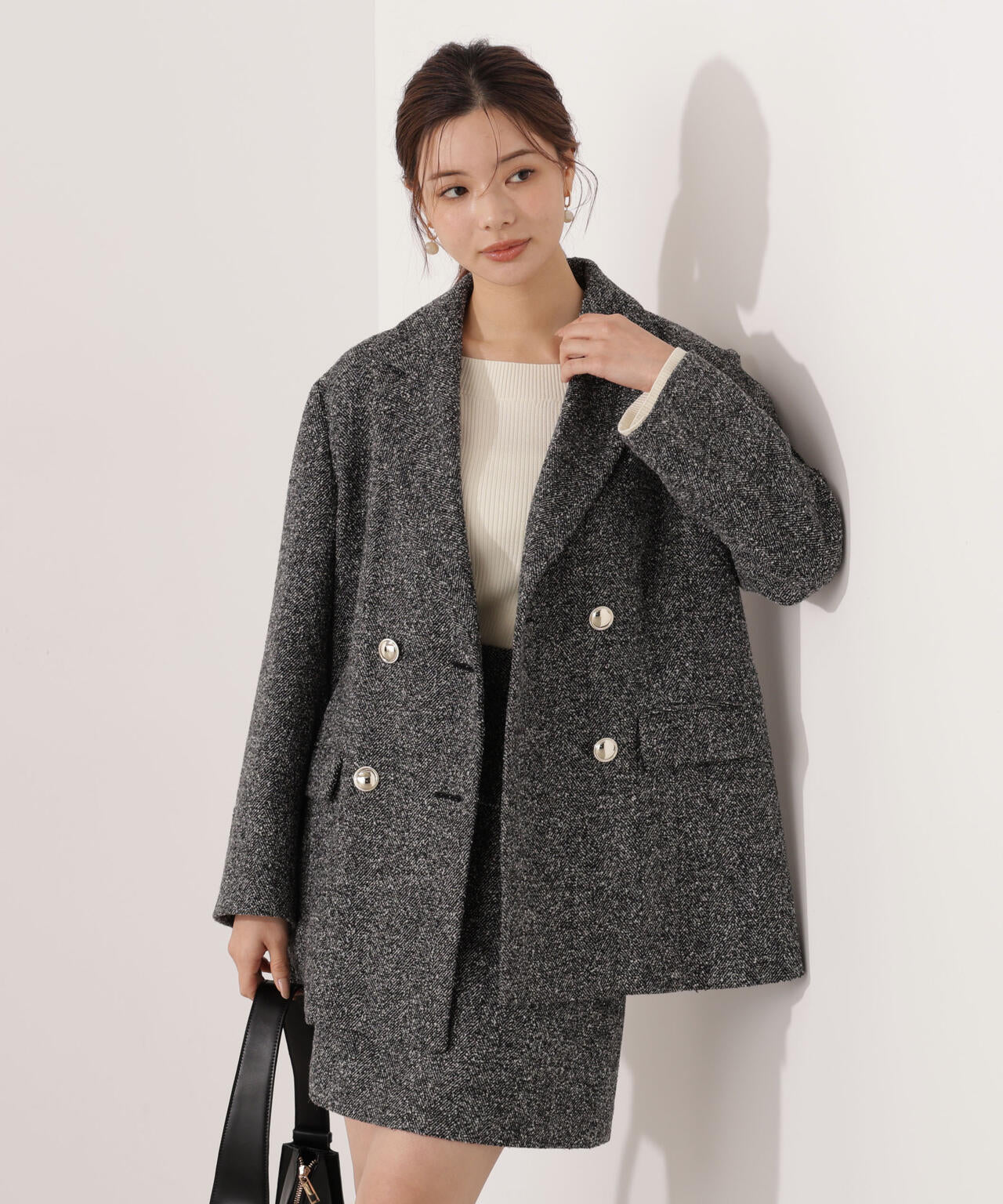 【青島心さん着用】ツイードジャケット