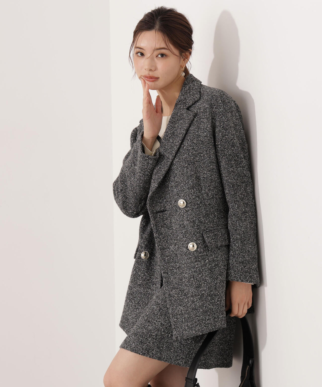 【青島心さん着用】ツイードジャケット