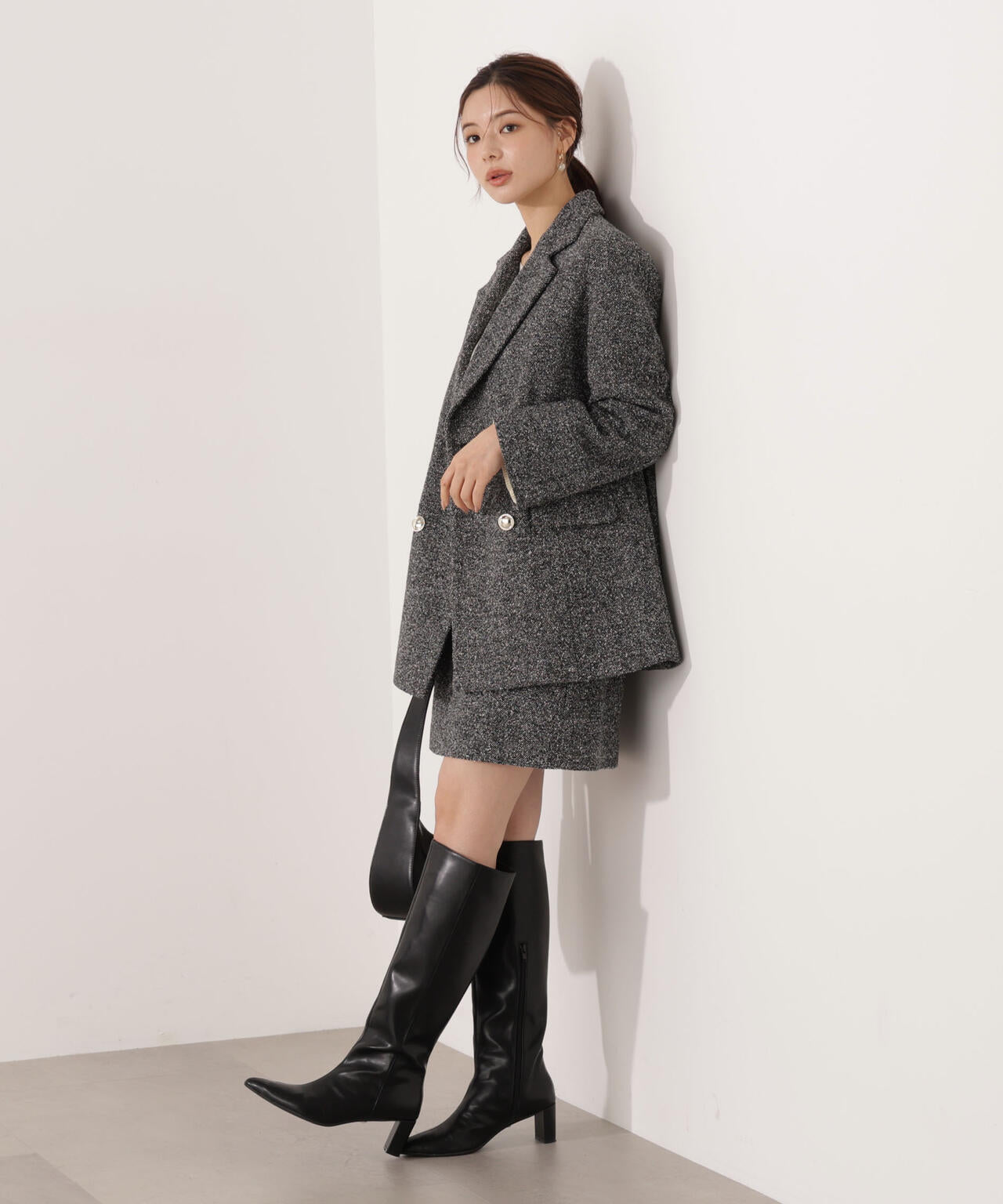 【青島心さん着用】ツイードジャケット