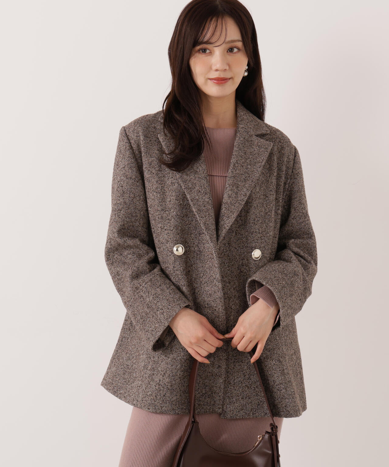 【青島心さん着用】ツイードジャケット