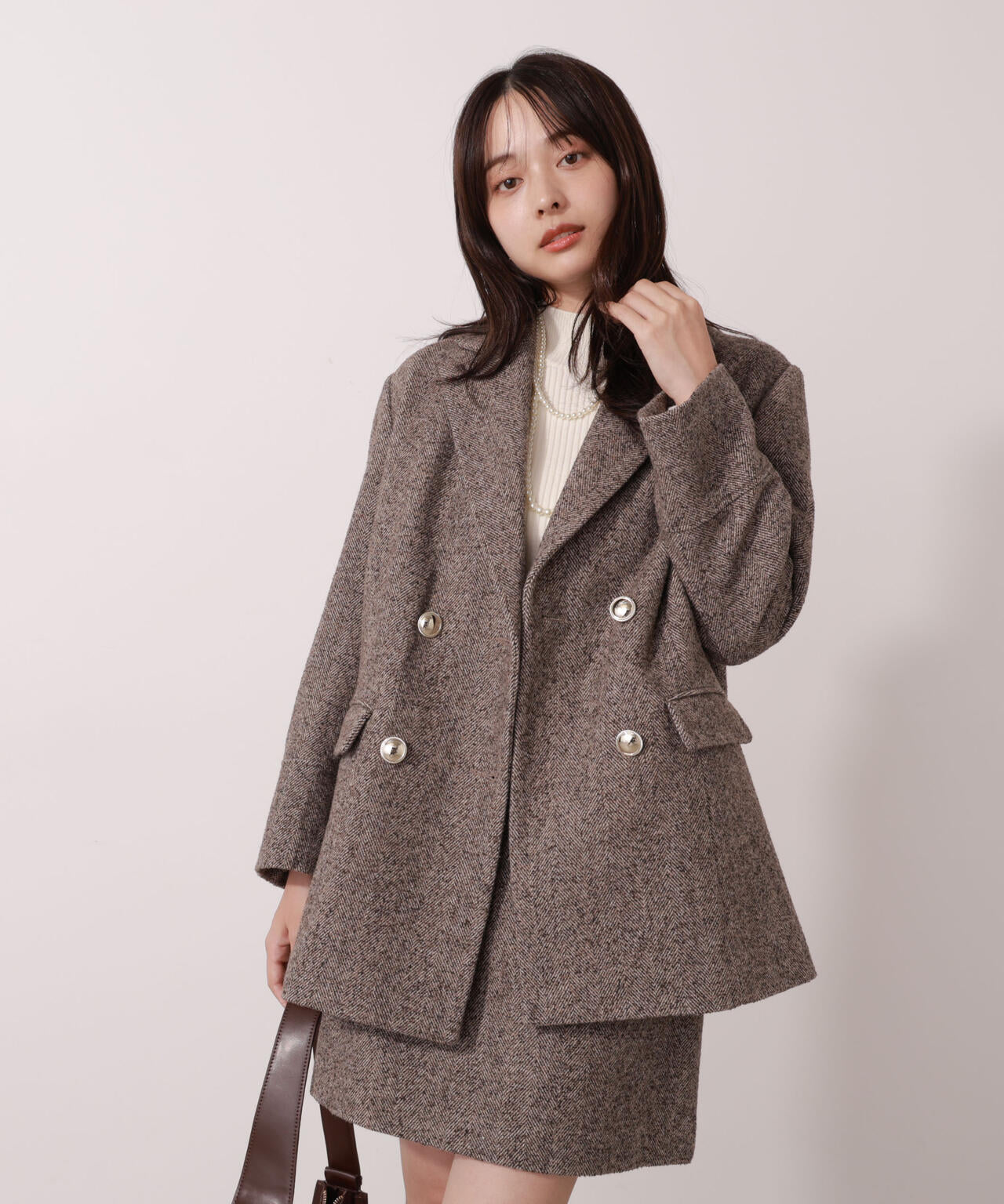 青島心さん着用】ツイードジャケット | PROPORTION BODY DRESSING