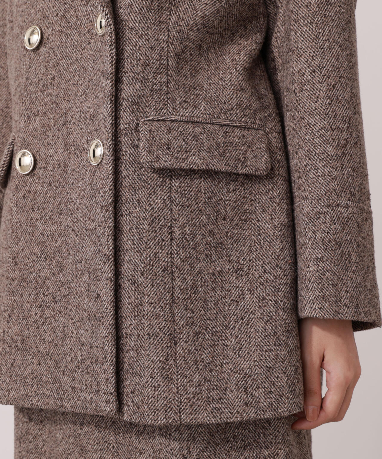 【青島心さん着用】ツイードジャケット