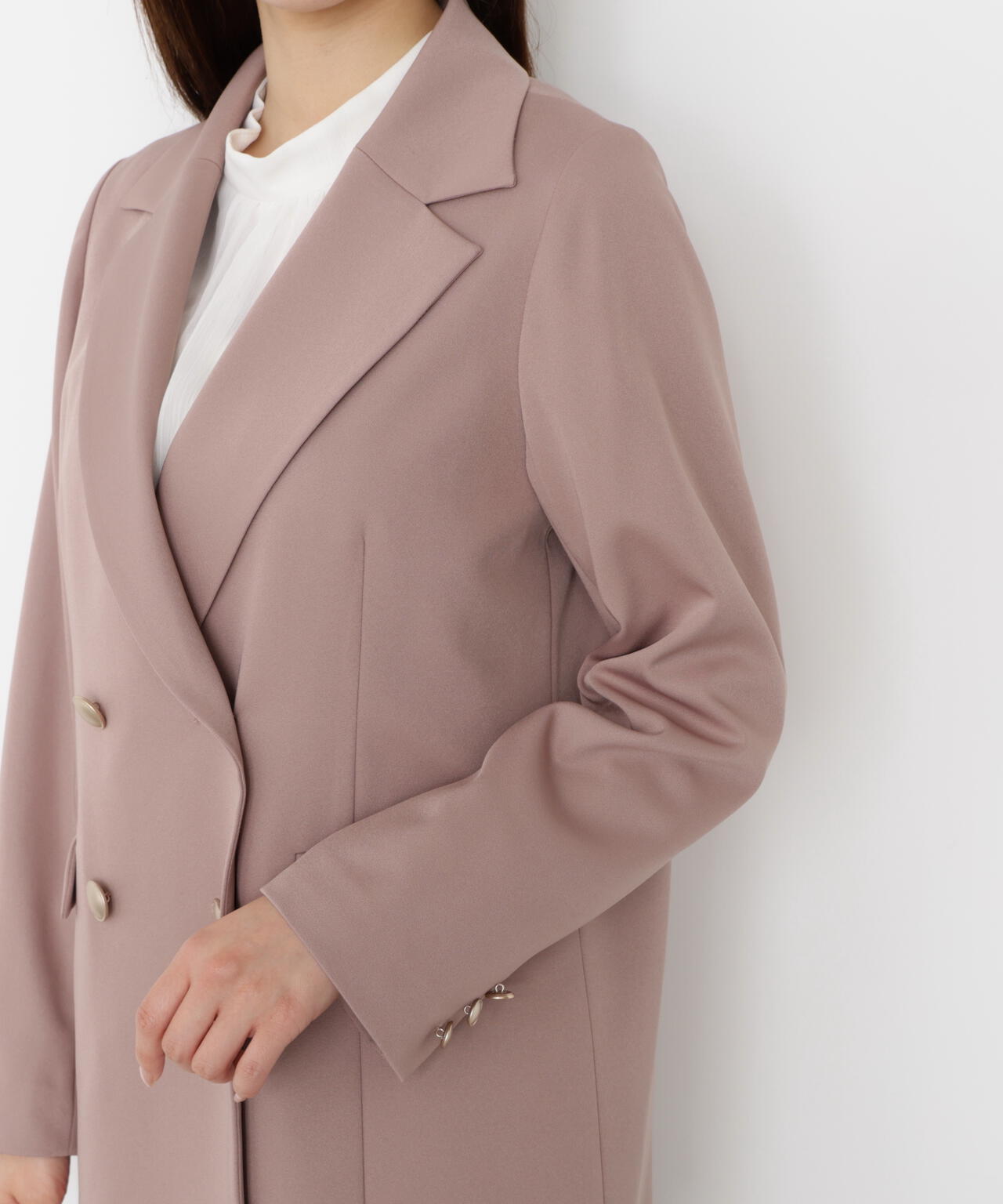 松川星さん着用】ゴールド釦ダブルブレストジャケット | PROPORTION