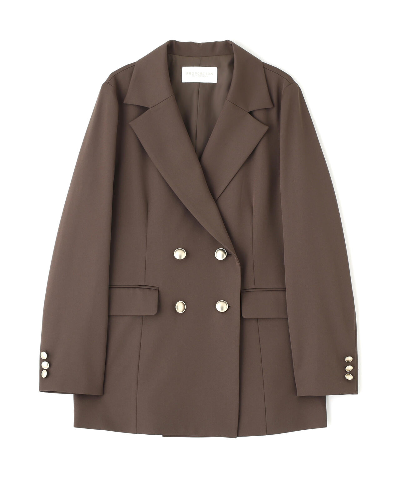 【松川星さん着用】ゴールド釦ダブルブレストジャケット