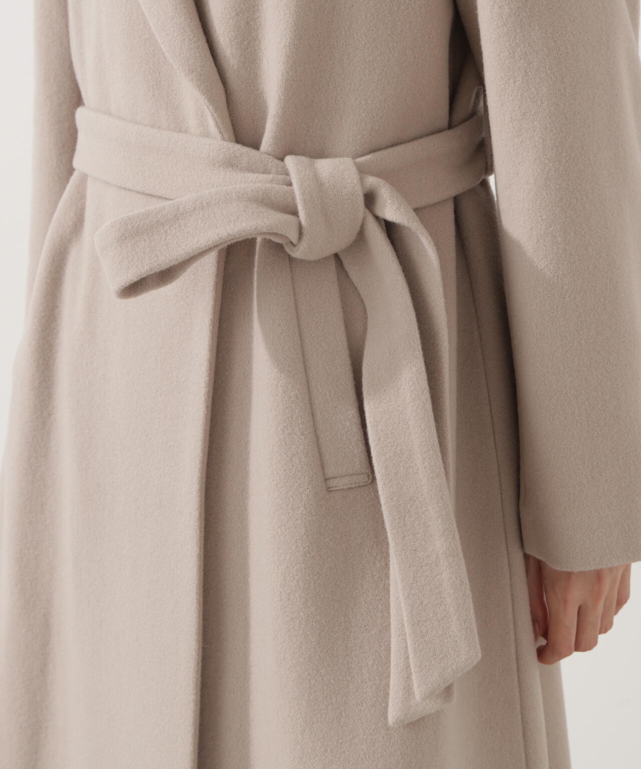 【青島心さん着用】ベルテッドレディーコート