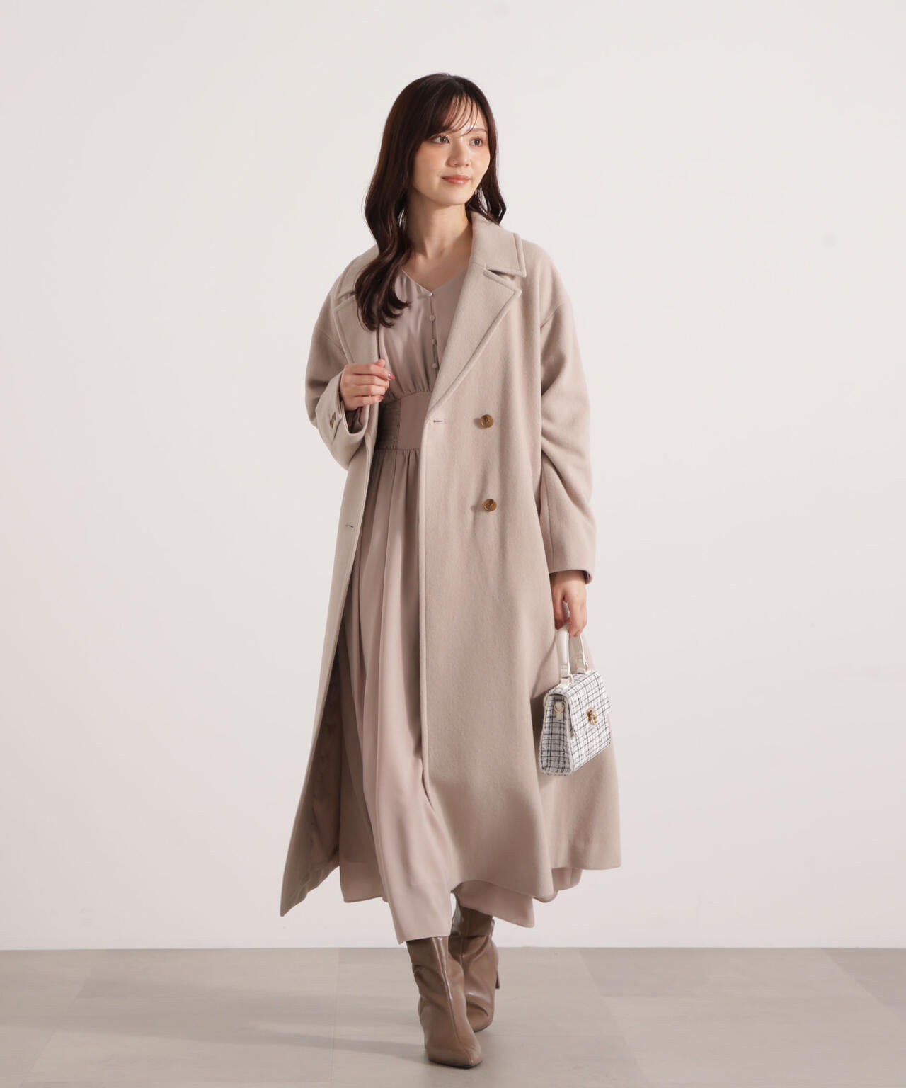 PROPORTION BODY DRESSING チェスターコート美品 ダブル釦チェスターコート | PROPORTION BODY DRESSING