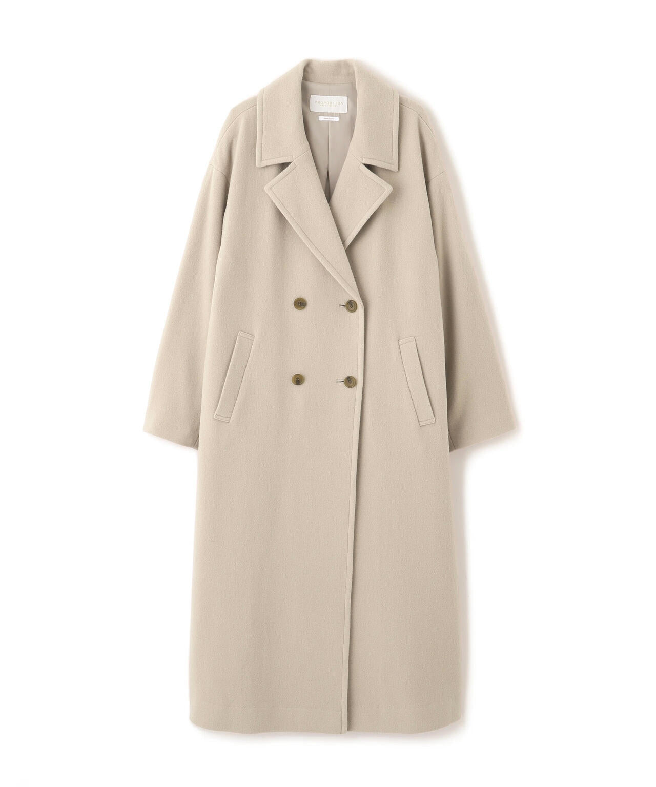 【加藤栞さん着用】ダブル釦チェスターコート