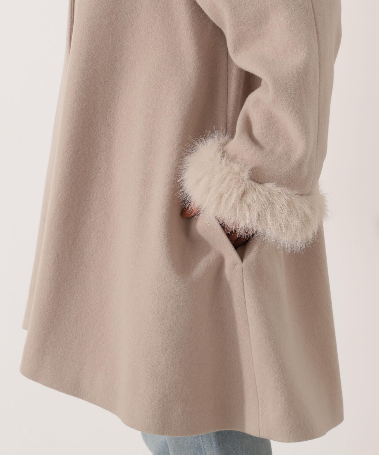 イレヘムミドル丈コート | PROPORTION BODY DRESSING（プロポーション