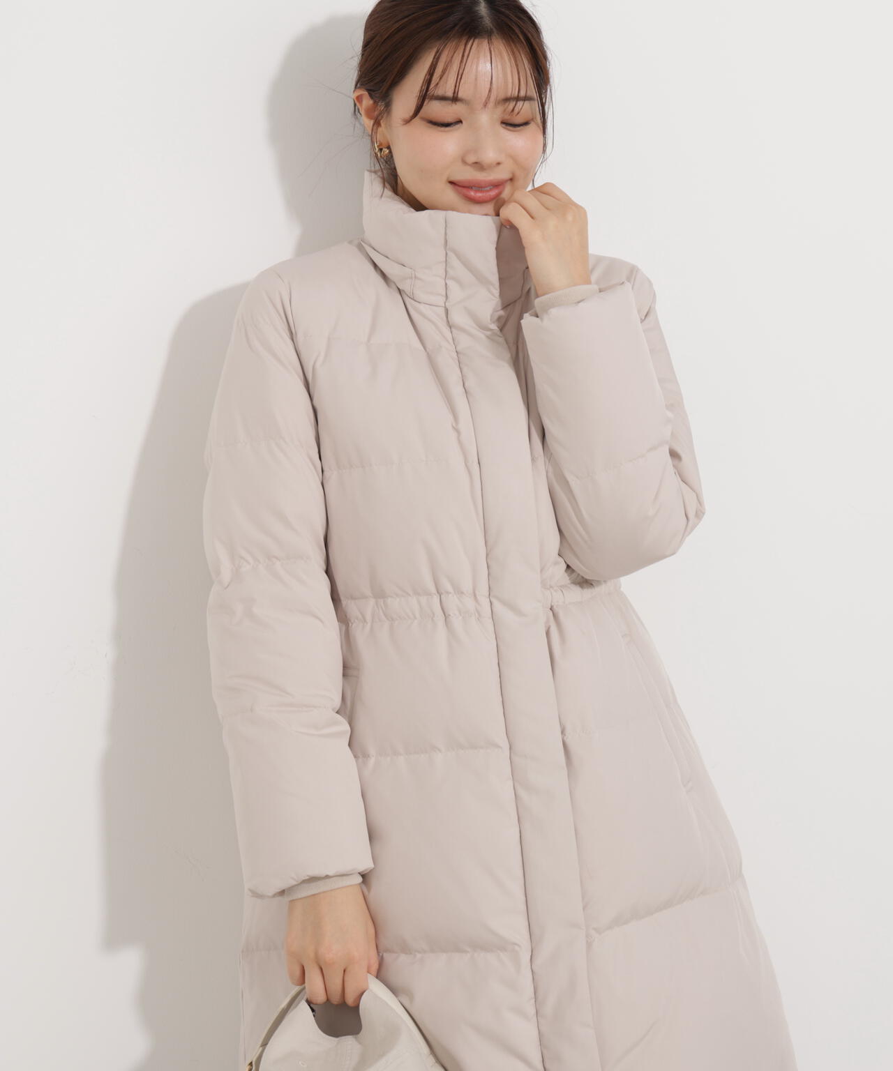 【加藤栞さん着用】フード取り外しダウン