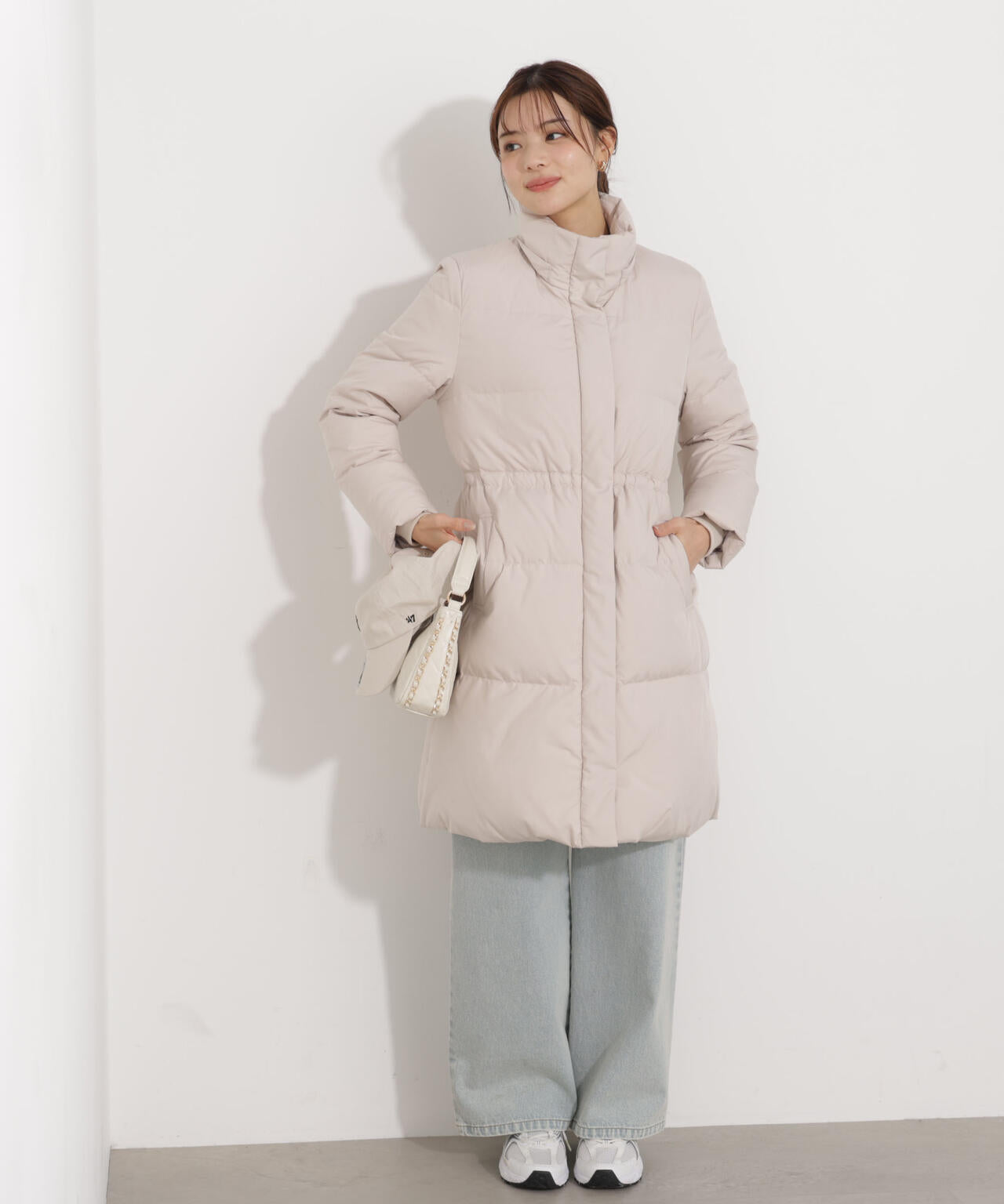 【加藤栞さん着用】フード取り外しダウン