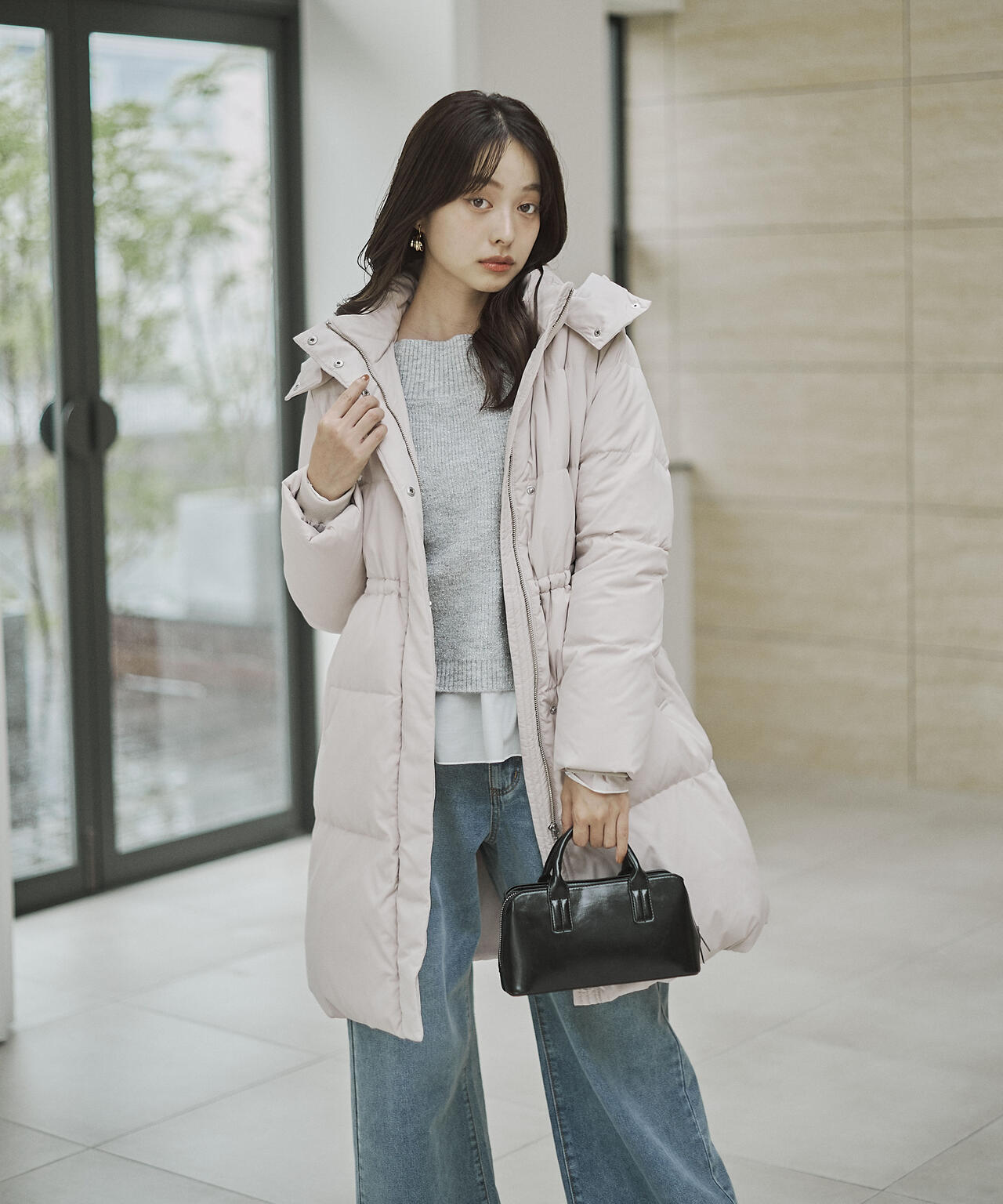 加藤栞さん着用】フード取り外しダウン | PROPORTION BODY DRESSING