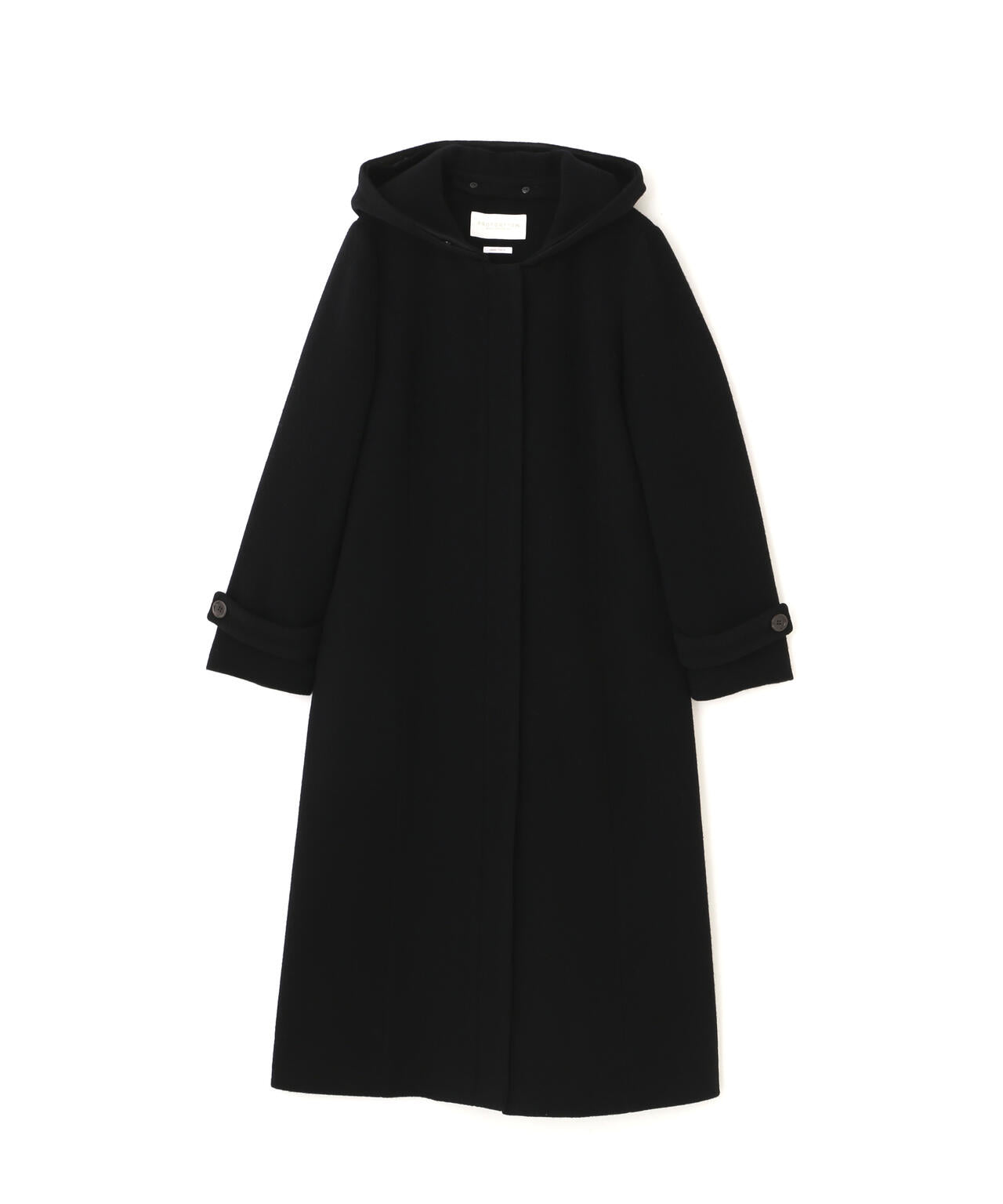 【加藤栞さん着用】モッサフードフェイクファーロングコート