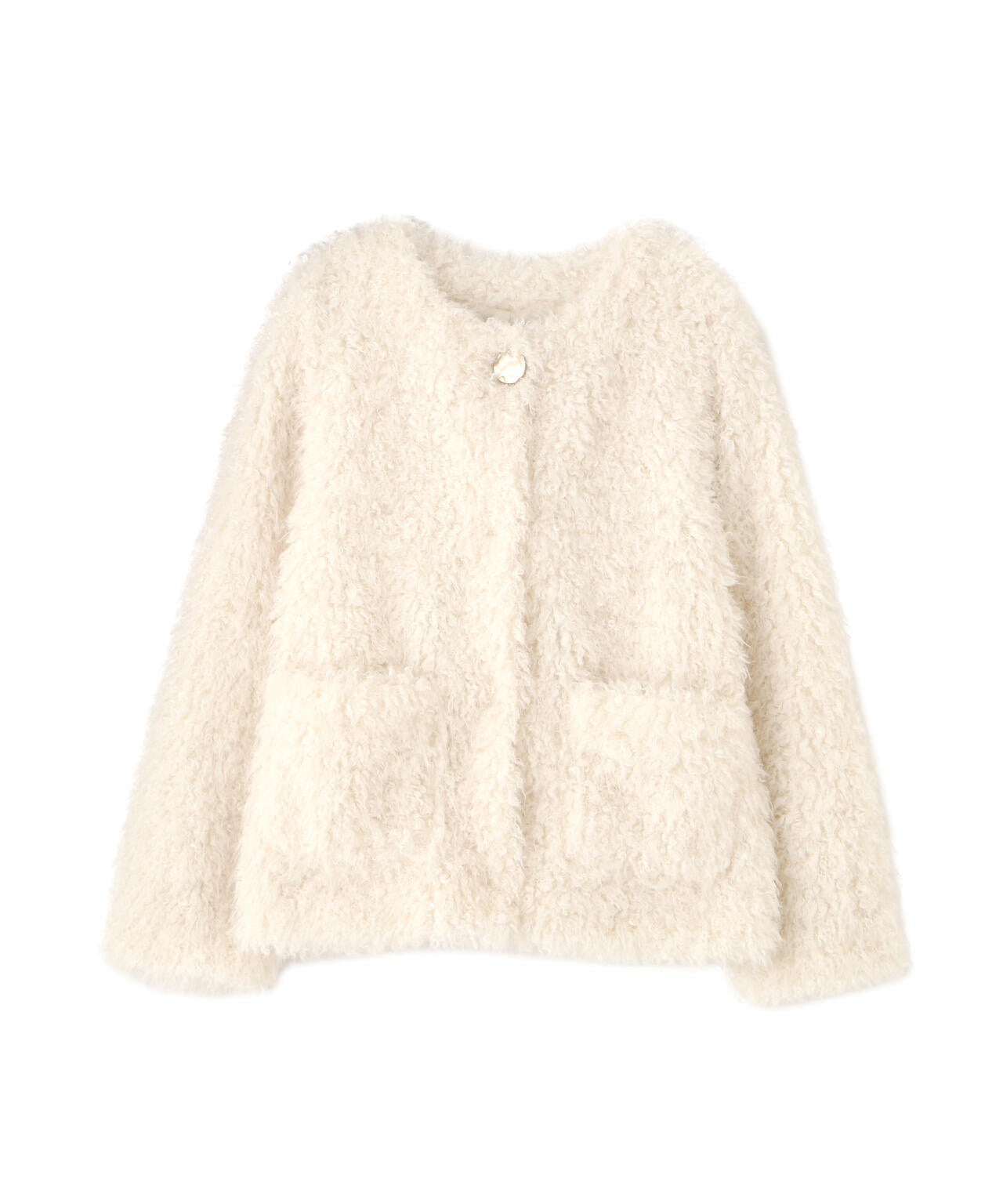 【加藤栞さん着用】ラムファー風ブルゾン