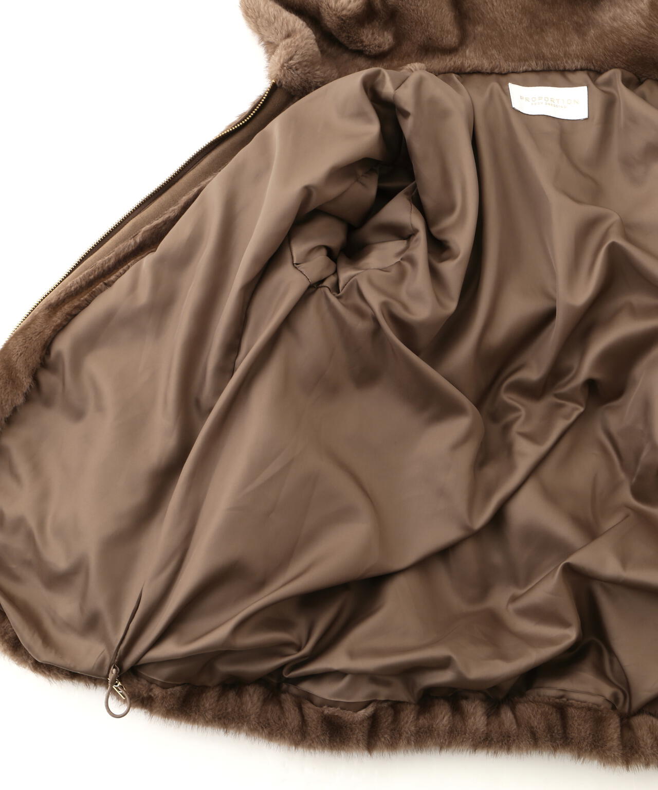 【青島心さん着用】フェイクファーブルゾン