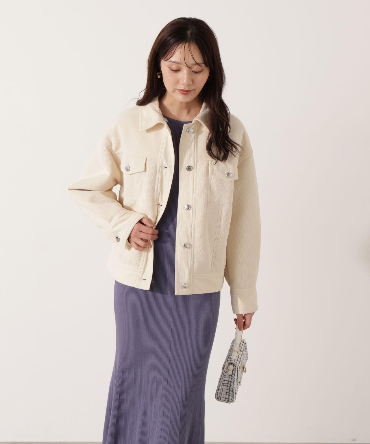 コーデュロイブルゾン