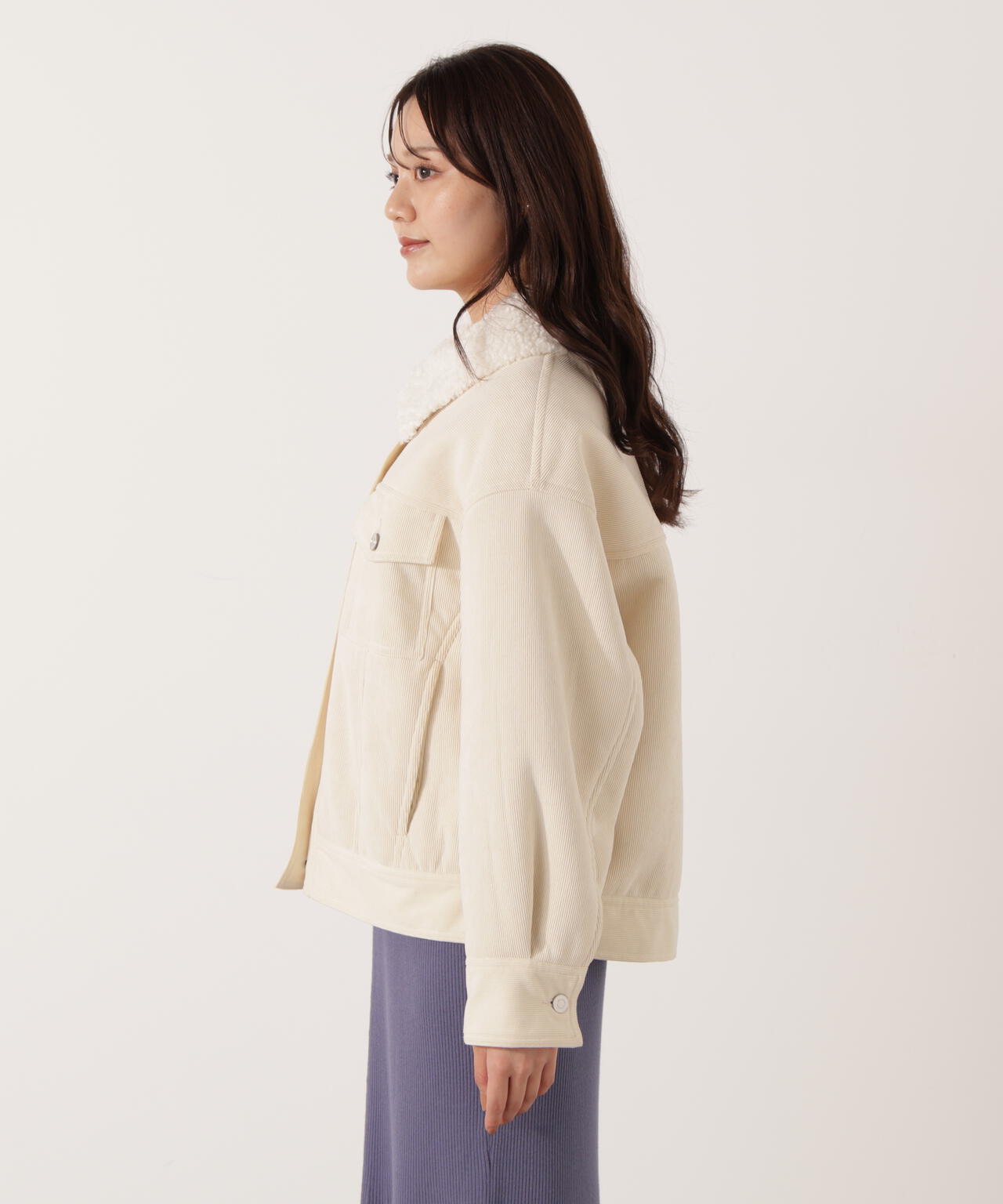 コーデュロイブルゾン