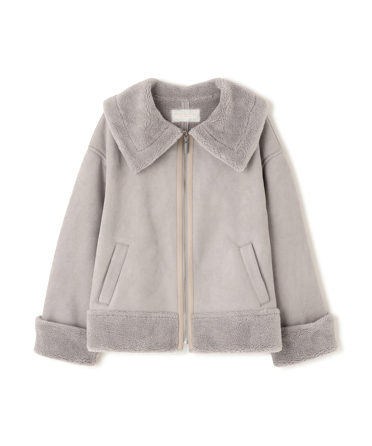 【加藤栞さん着用】フェイクムートン