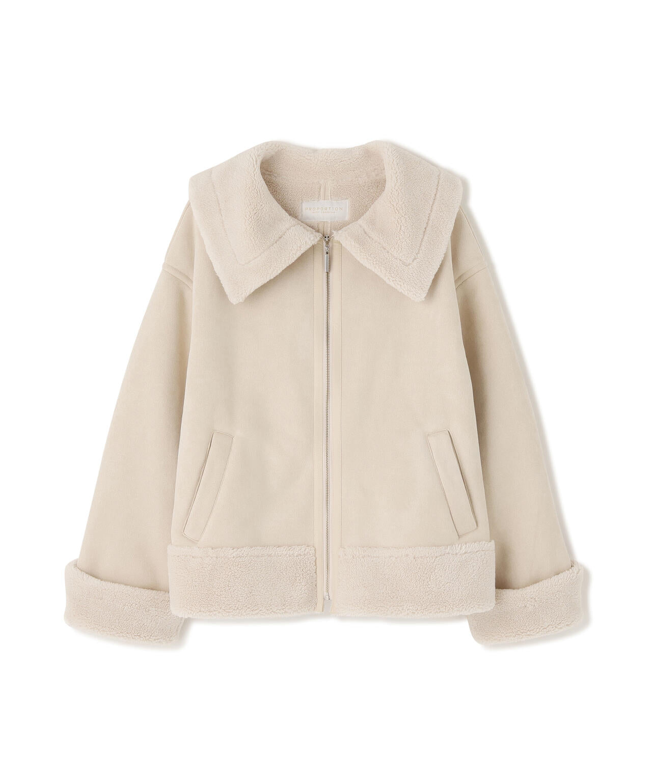 【加藤栞さん着用】フェイクムートン