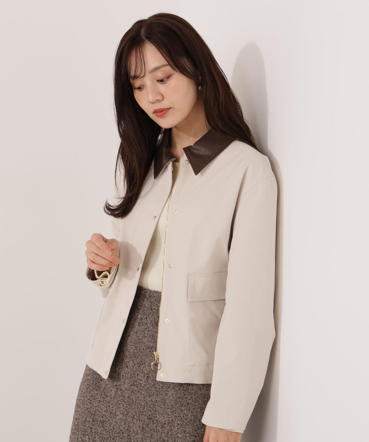 カバーオールブルゾン