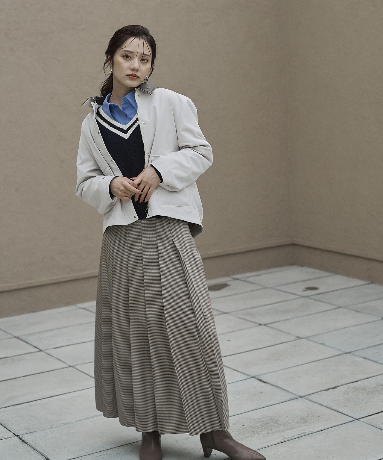 カバーオールブルゾン