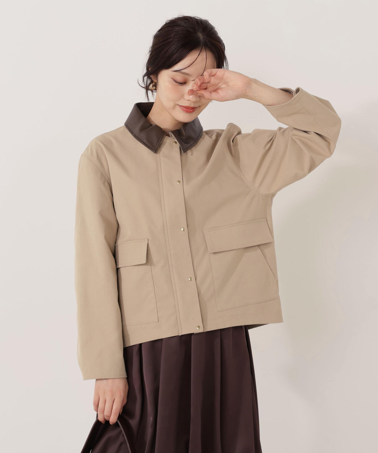 カバーオールブルゾン