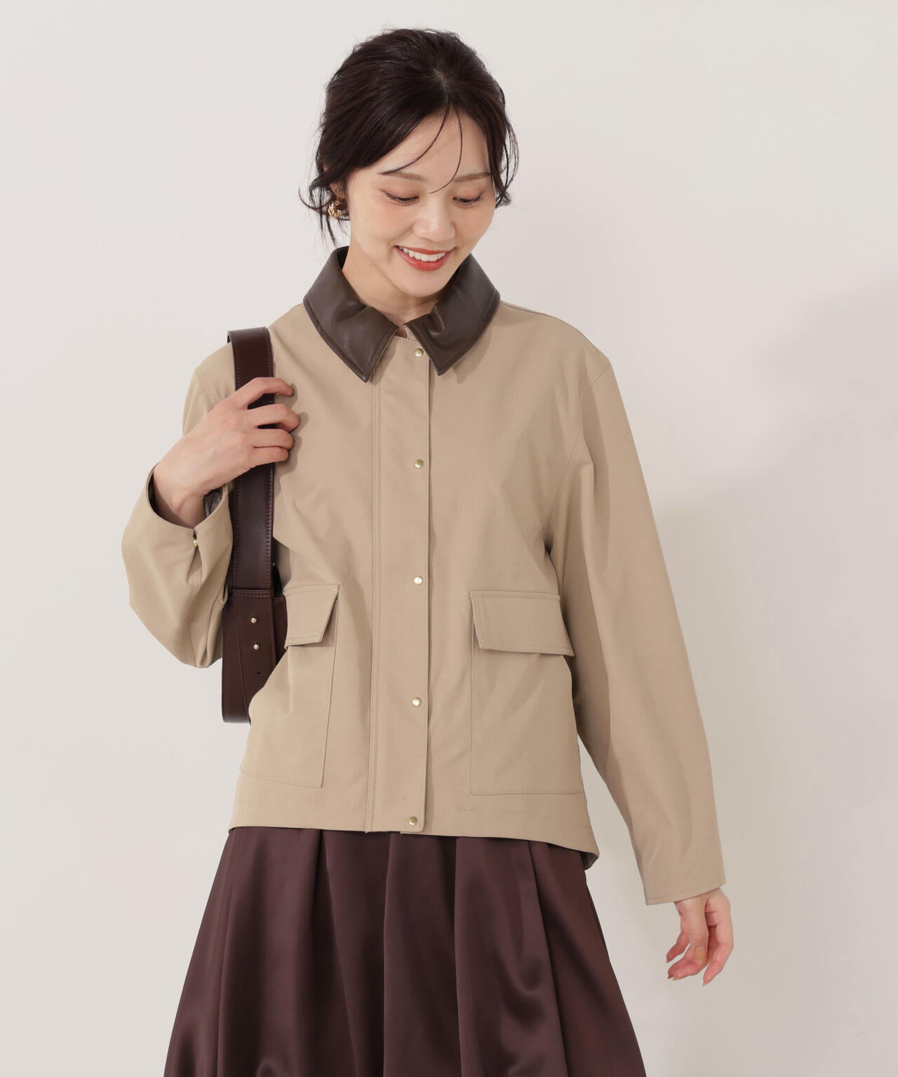 カバーオールブルゾン